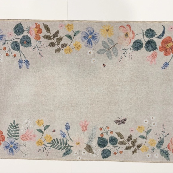 NWOT Rifle Paper Co Runner Rug - Picture 5 of 10